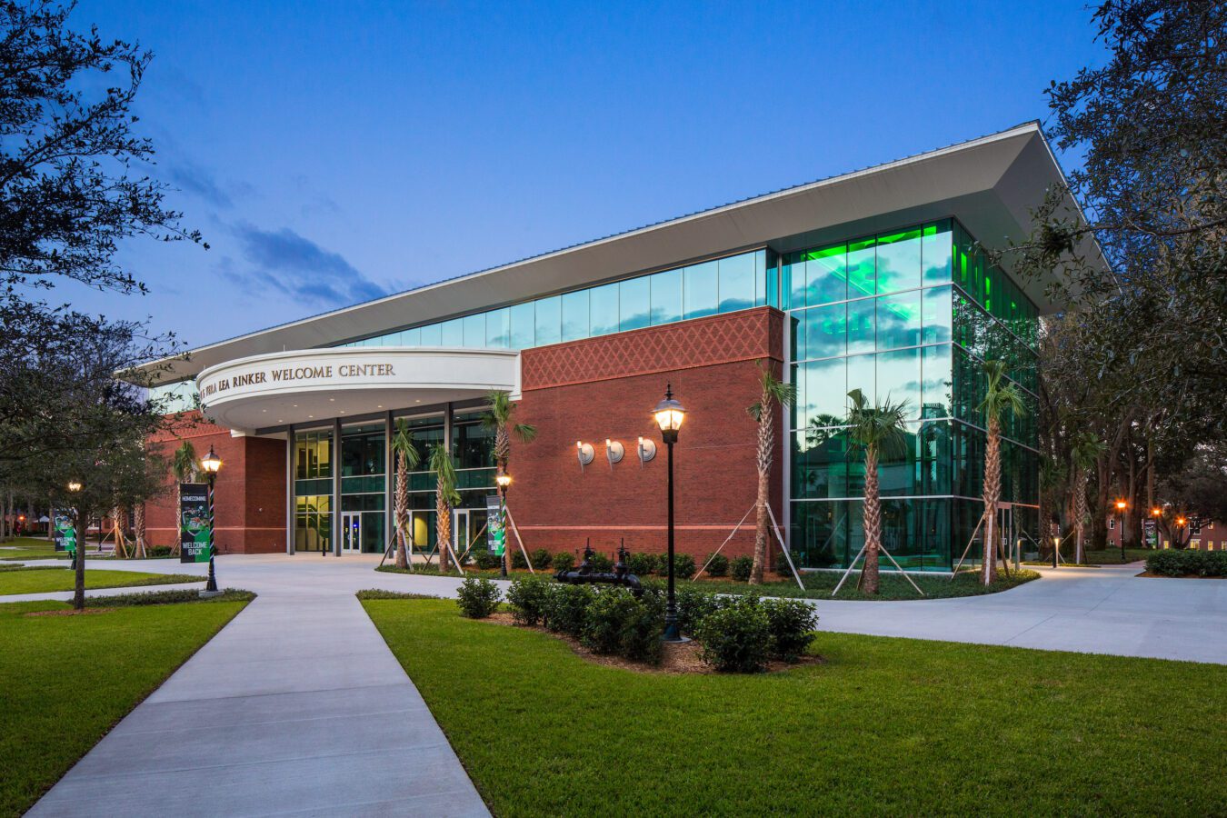Welcome Center interior at Stetson University